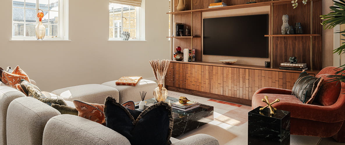 Interior living room image at Royal Mews Trent Park