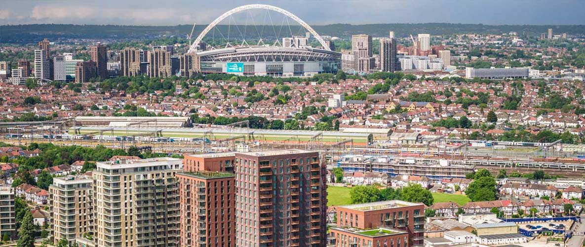 Grand Union new build apartments near Wembley Stadium
