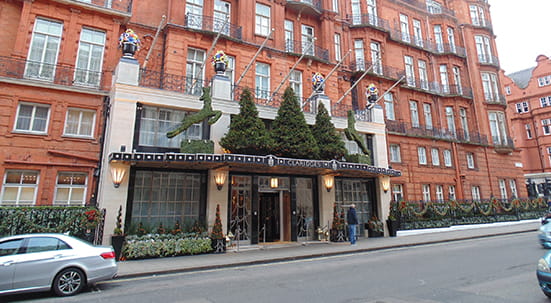 Image of Claridges in London