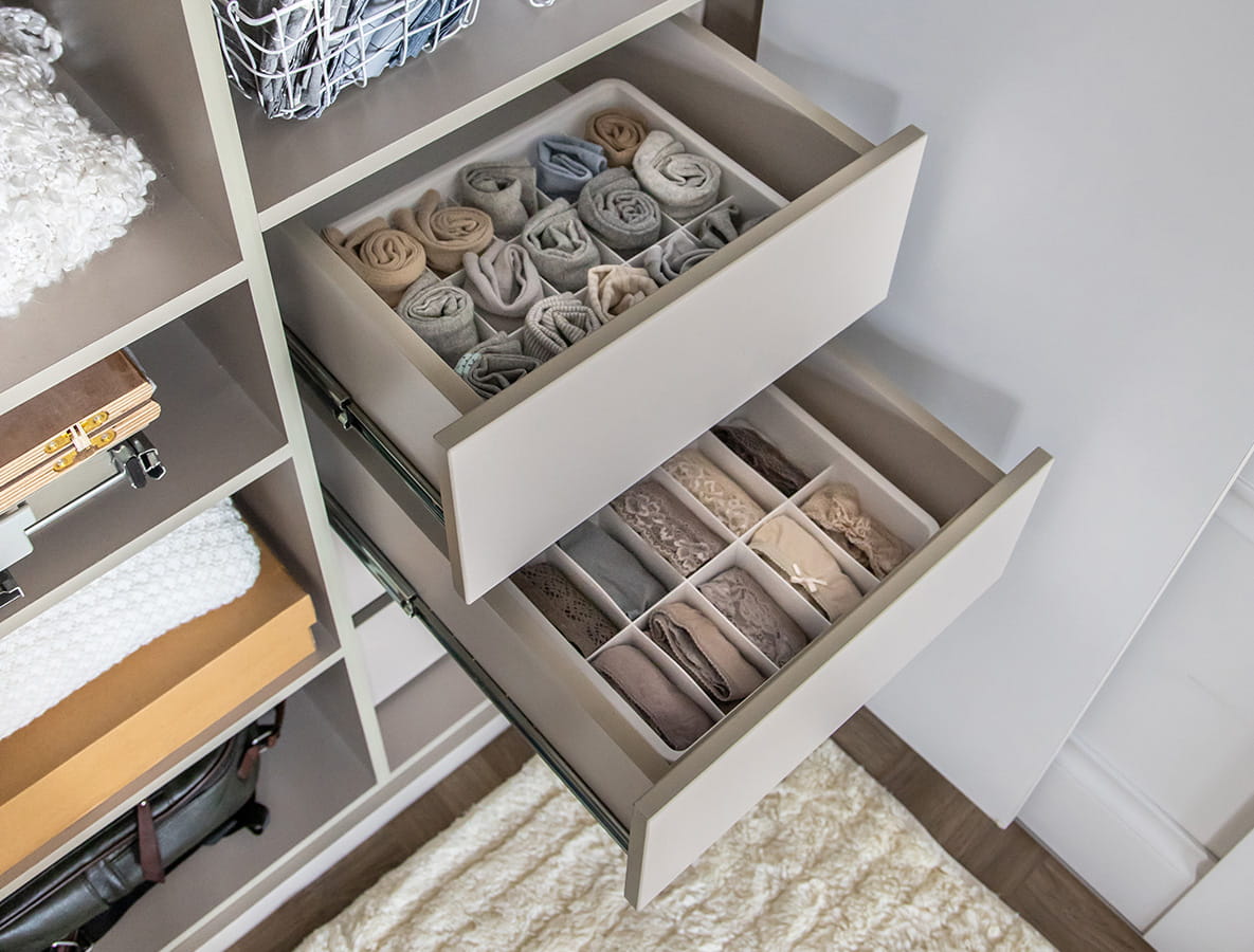 Berkeley Inspiration, Use drawer dividers to organise items such as socks, ties and underwear