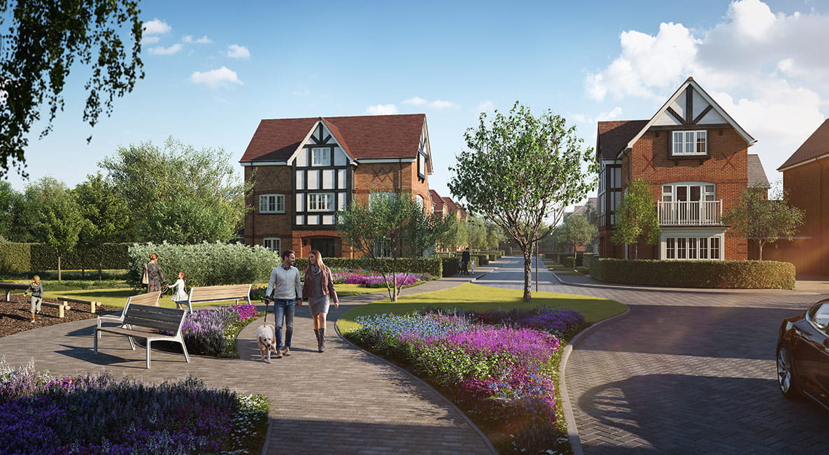 Berkeley Inspiration exterior shot of Sunninghill Square