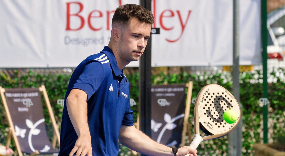 A Padel player