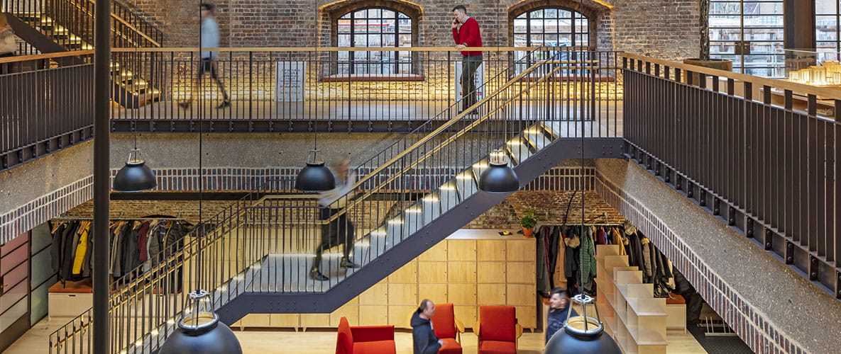 A CGI of Pennington Street Warehouse