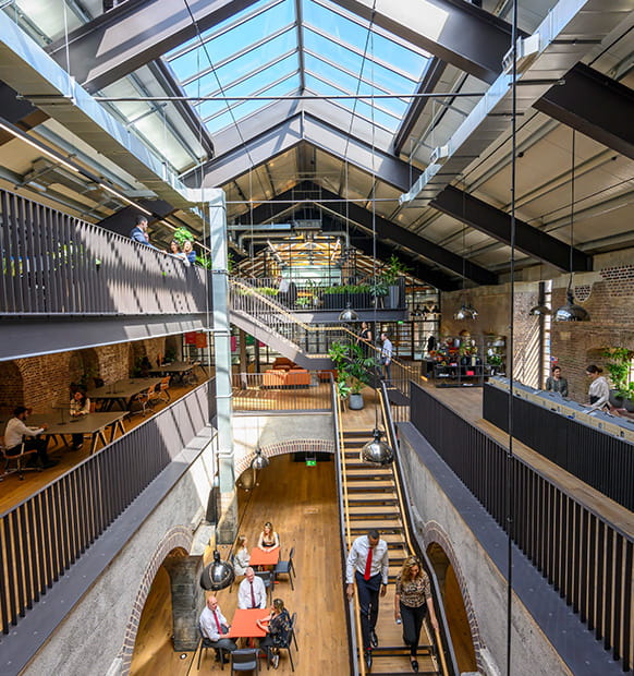 An image of Pennington Street Warehouse restored