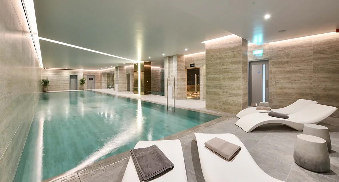 An example of a premium health and leisure space at a development by Berkeley Group.
