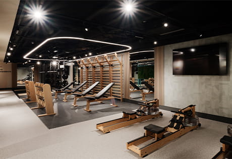 Silkstream, Interior, Gym