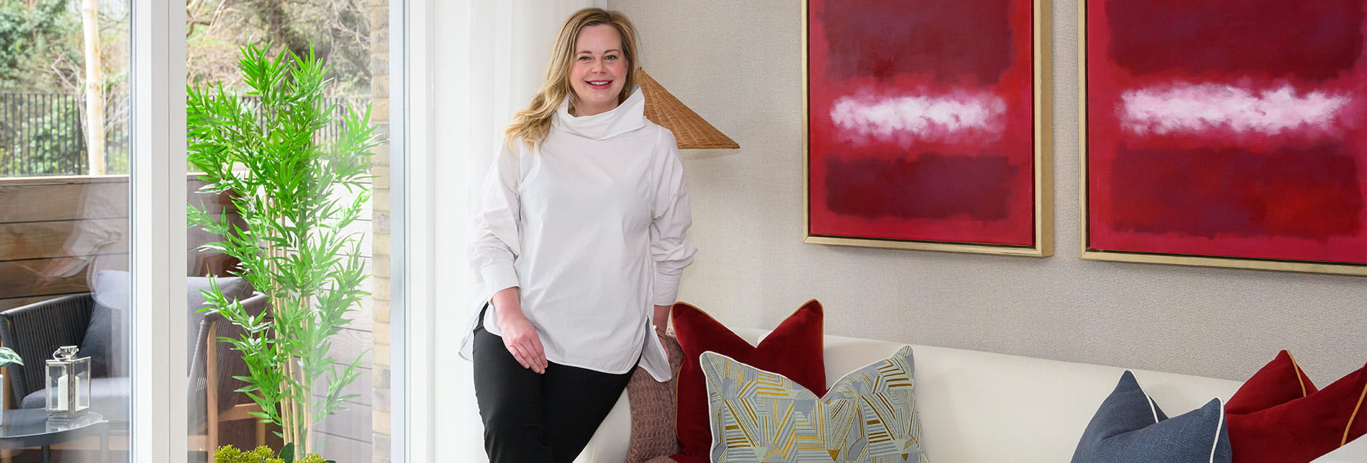 Picture of Kimberly in her new home