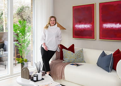 Picture of Kimberly in her new home