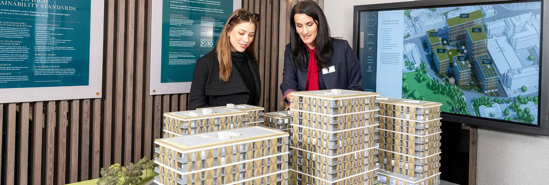 Nadia Heng viewing her new home