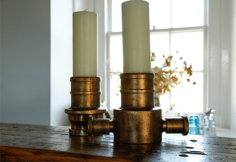 Sustainable Style for Your Home - Fire-House Candlestick
