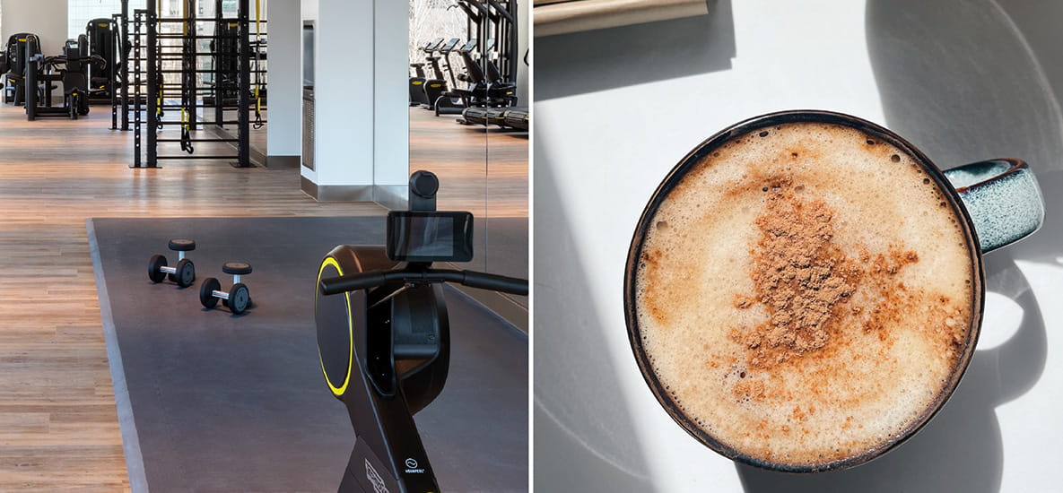 The Quay Club at South Quay Plaza; London Nootropics coffee with adaptogens 