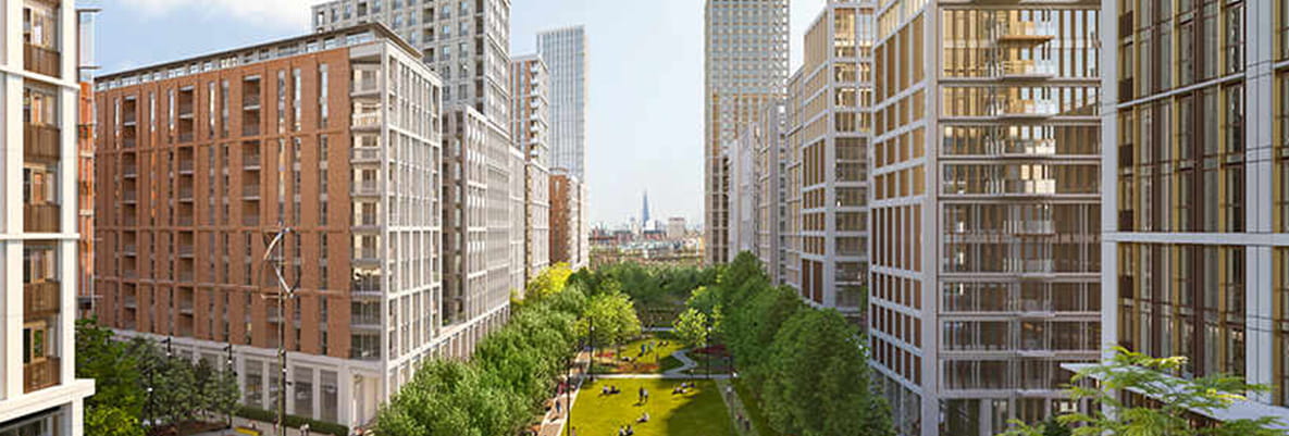 Exterior CGI at TwelveTrees Park