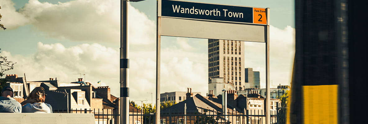 An image of the Wandsworth Town station