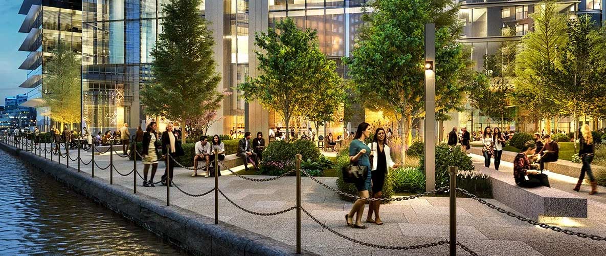 South Quay Plaza waterfront apartments