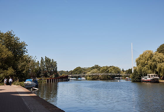 An image of the river at Reading