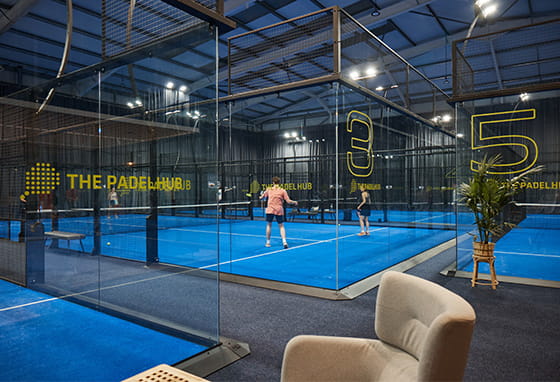 An image of Padel courts in Reading