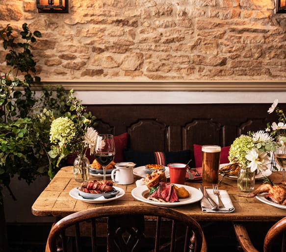 Sunday lunch at The Bell, Charlbury, Oxfordshire
