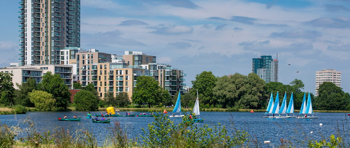 Learn sailing or canoeing at West Reservoir Centre in Woodberry Down