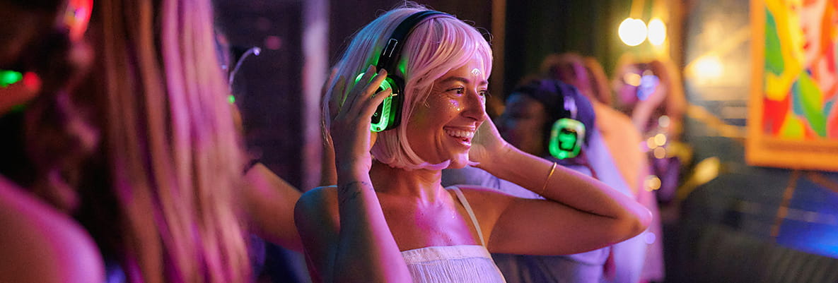 Silent disco at Woolwich