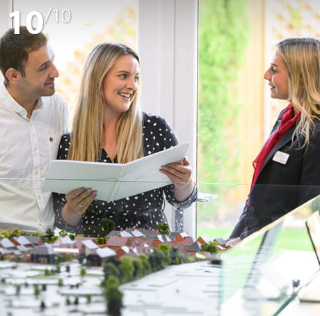 An image of a couple buying their home with Berkeley