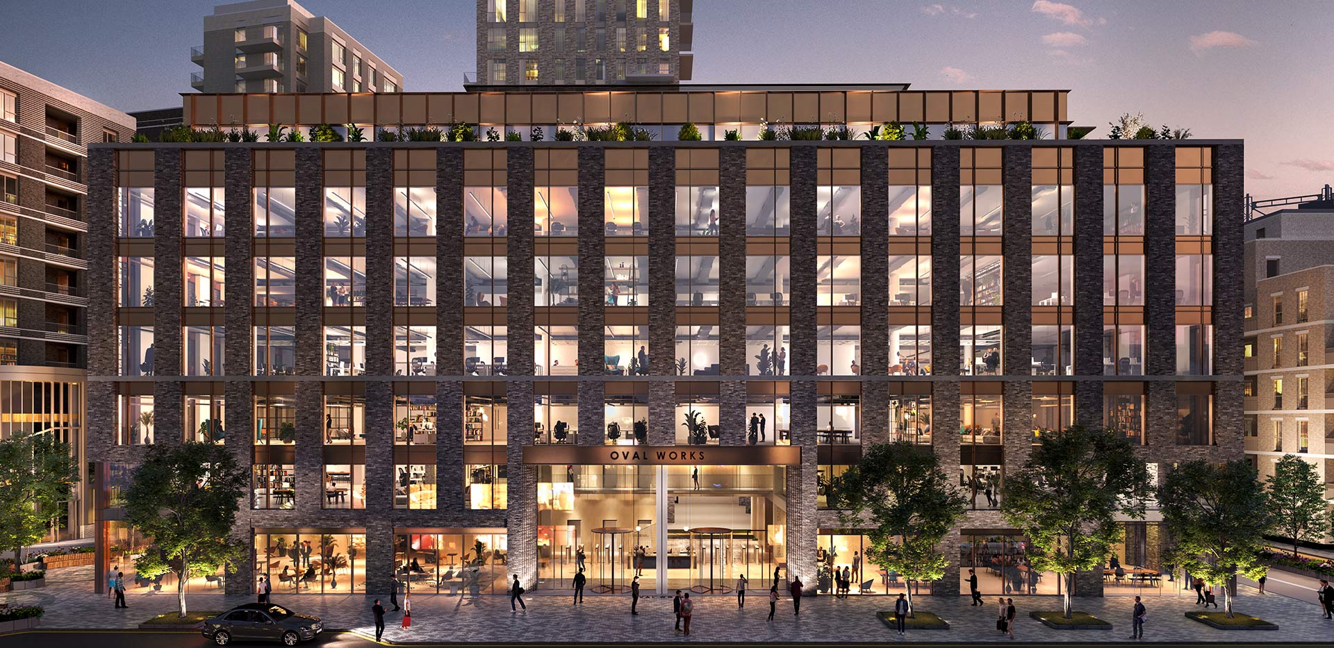 Oval Village, Commercial Units, Oval Works, Exterior