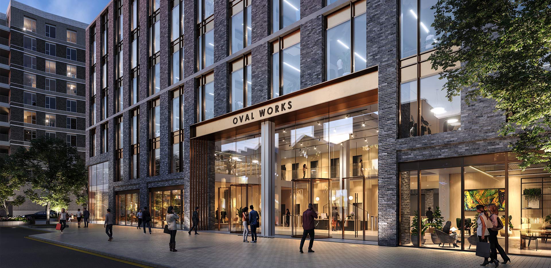 Oval Village, Commercial Units, Oval Works, Exterior