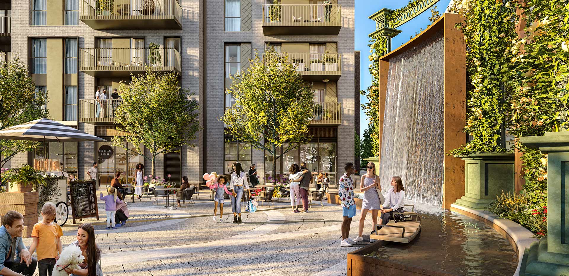 Oval Village, Commercial Units, Public Realm