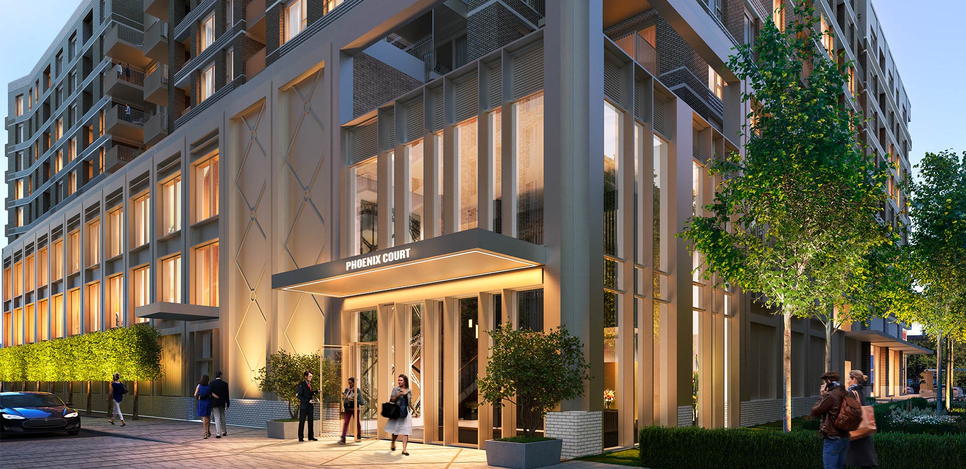 Oval Village, Commercial Units, Public Realm