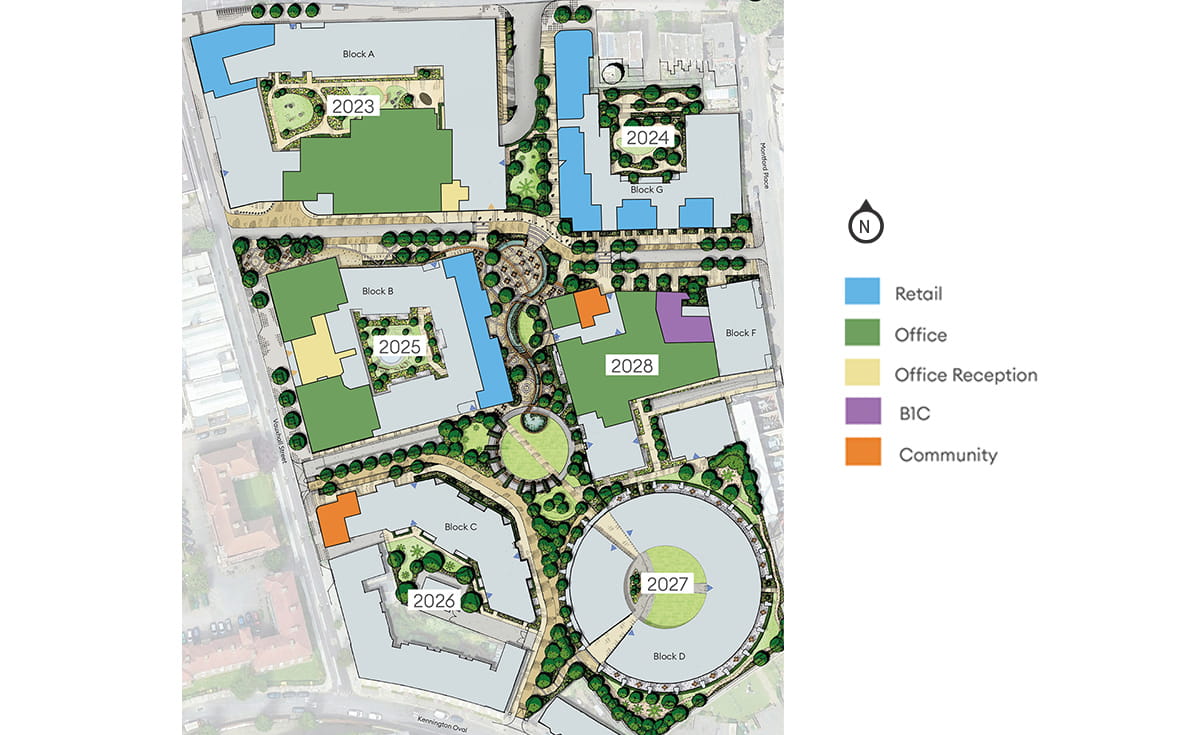 Oval Village - Commercial Units - Site Plan