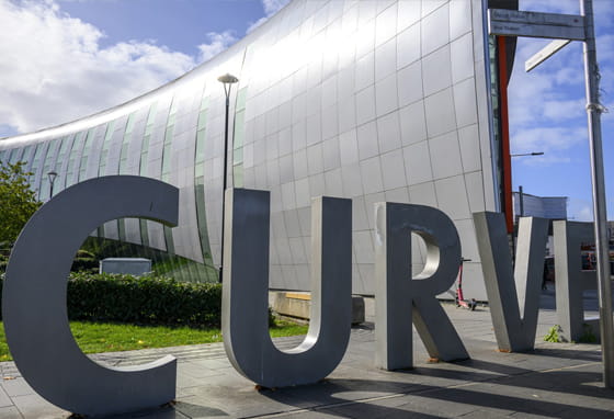 The Curve cultural centre in Slough