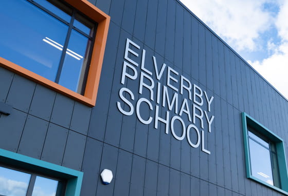 Elverby Primary School, a newly constructed school in Milton Keynes