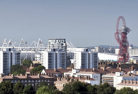 Olympic Park in East London during the 2012 London Games