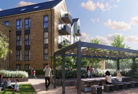 Hertford Locks new build homes in Hertfordshire