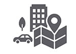 Good town planning icon
