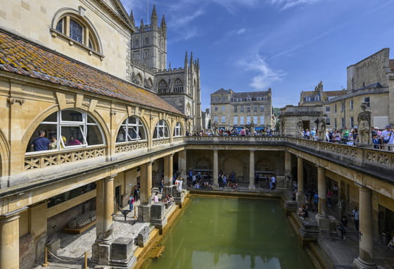 The Roman Baths in Bath town centre