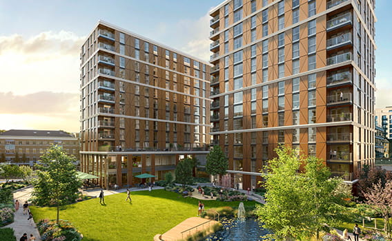 External image of a development in Surrey