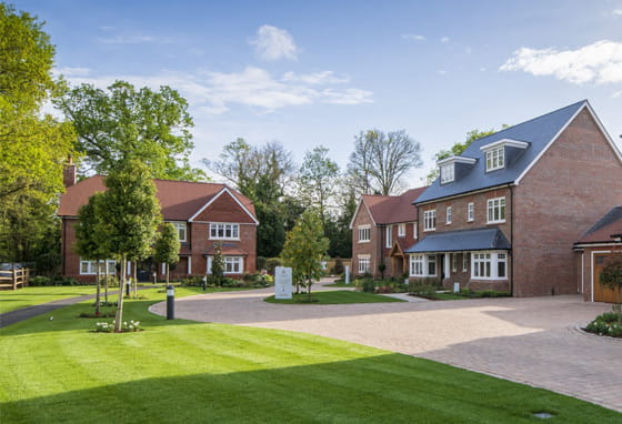 Leighwood Fields residential development in Cranleigh, Surrey