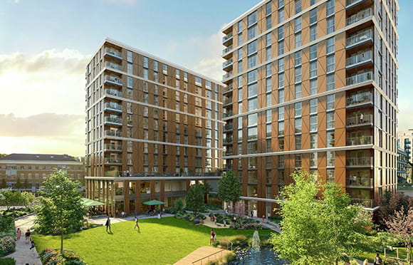 Exterior photo of a development in Surrey