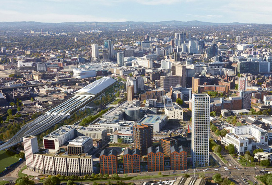 Birmingham Aerial view