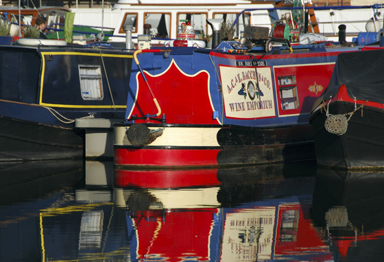Birmingham canal boats