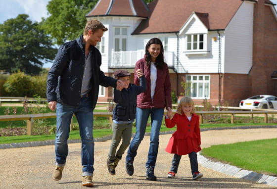 Family living in Horsham