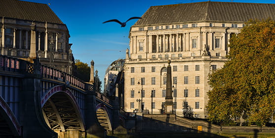 An exterior image of 9 Millbank