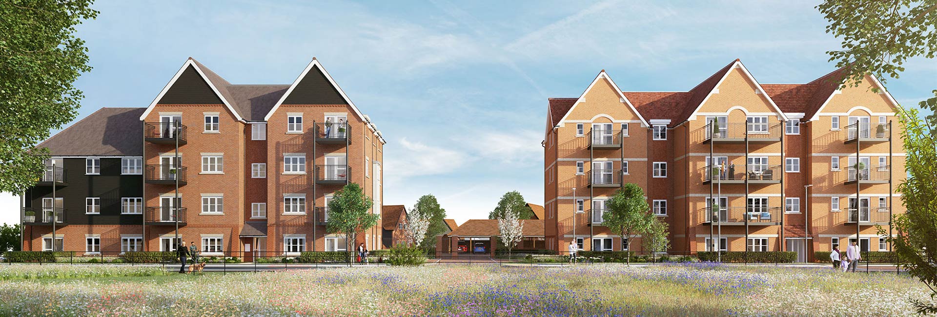 Belmont House and Mulberry House Apartments New Build Homes High