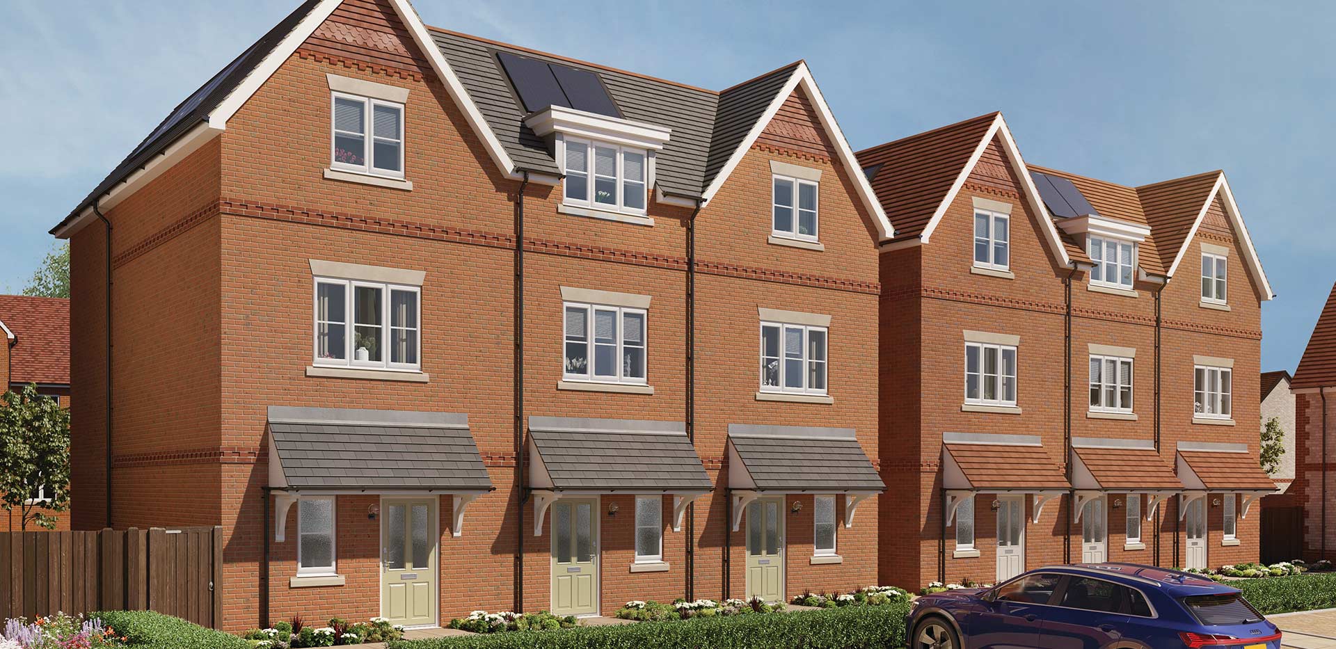 An exterior image of Abbey Barn Park