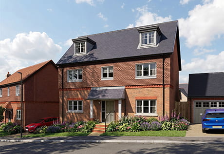 An exterior image of The Mulberry house type at Abbey Barn Park