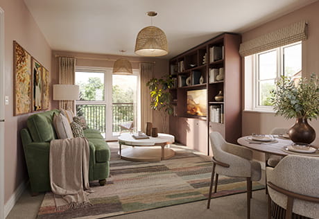 Mallard House and Ride View showhome interior living space