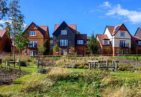 An exterior image of Abbey Barn Park