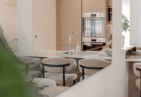 An interior Kitchen shot at The Willow