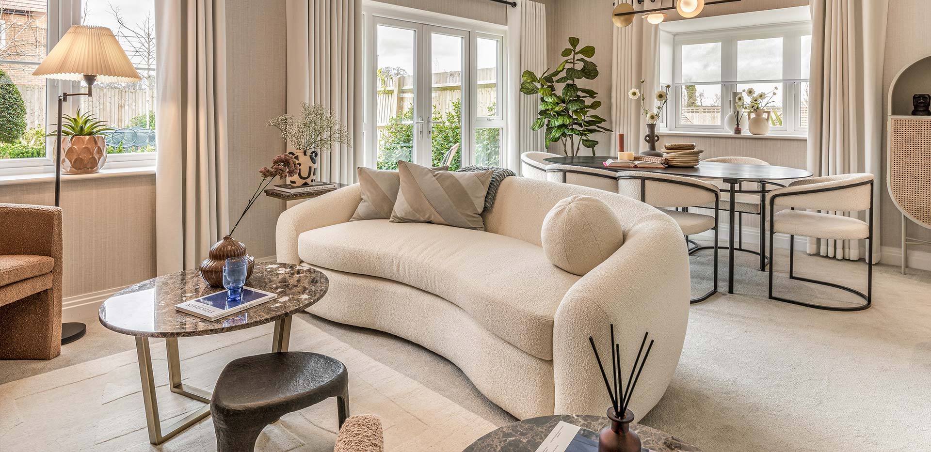 An interior Living / Dining area image