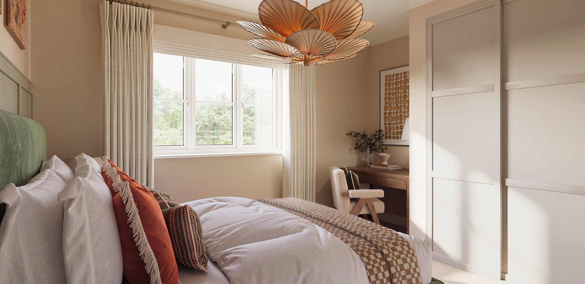 Abbey Barn Park - Mallard House & Ride View Bedroom